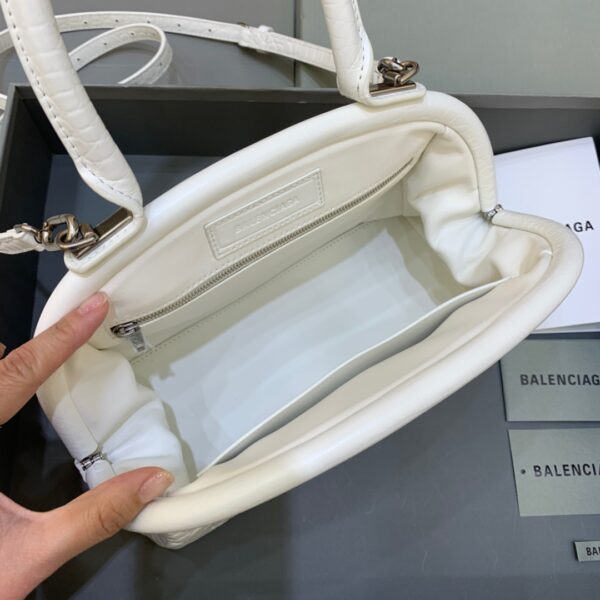 Balenciaga Small Editor  Bag In White, For Women, Women's Bags 13in/33cm