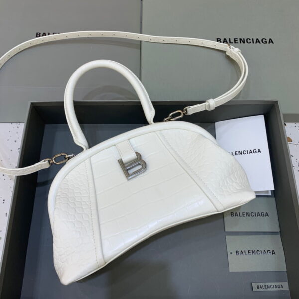 Balenciaga Small Editor  Bag In White, For Women, Women's Bags 13in/33cm