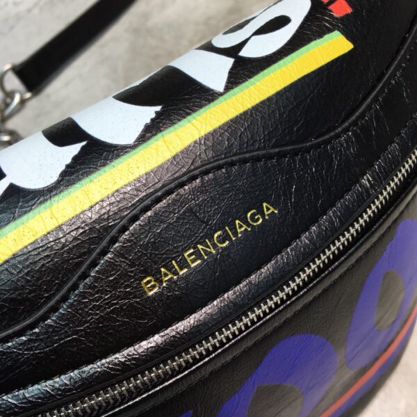 Balenciaga Souvenir XS Belt Bag In Black, For Women, Women's Bags 9.5in/24cm