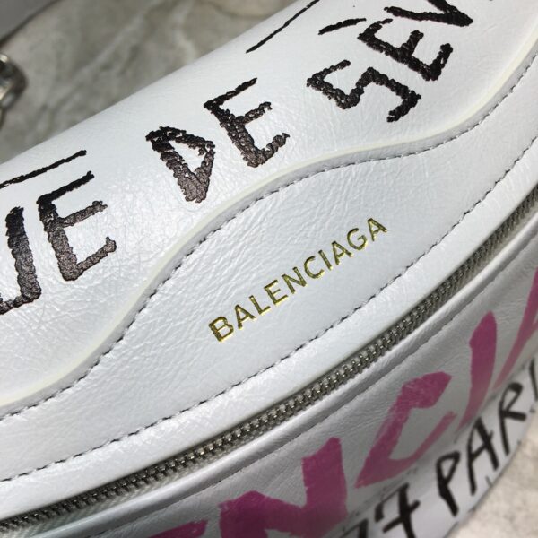 Balenciaga Souvenir XS Belt Bag In White, For Women, Women's Bags 9.5in/24cm
