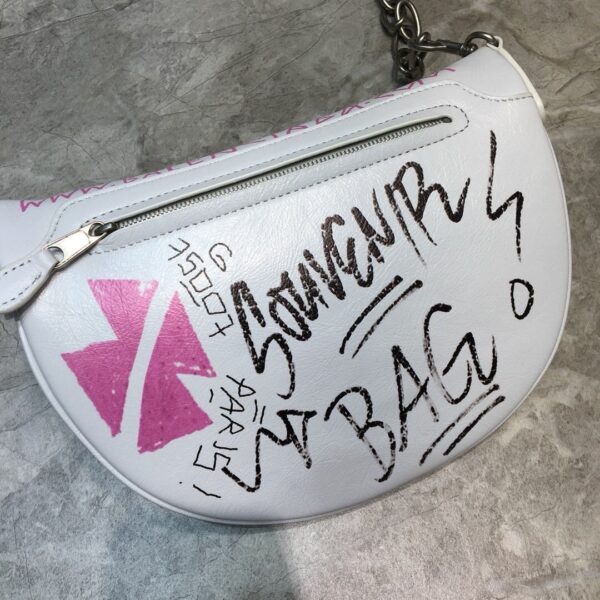 Balenciaga Souvenir XS Belt Bag In White, For Women, Women's Bags 9.5in/24cm