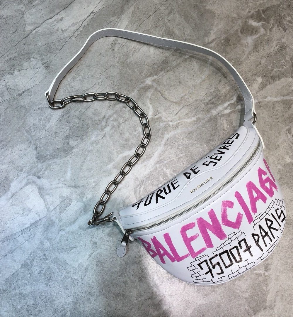 Balenciaga Souvenir XS Belt Bag In White, For Women, Women's Bags 9.5in/24cm