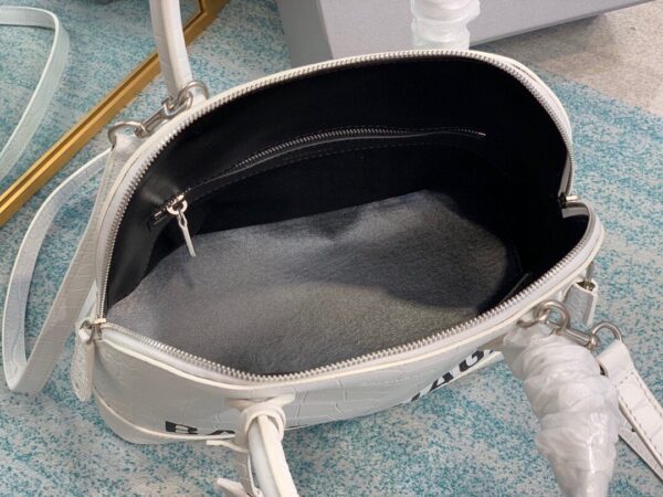 Balenciaga Ville Small Handbag In White, For Women, Women's Bags 10.2in/26cm