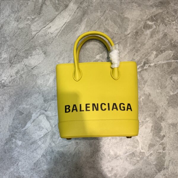 Balenciaga Ville XXS Tote Bag In Yellow, For Women, Women's Bags 8.3in/21cm