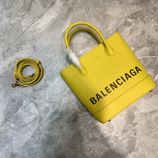 Balenciaga Ville XXS Tote Bag In Yellow, For Women, Women's Bags 8.3in/21cm
