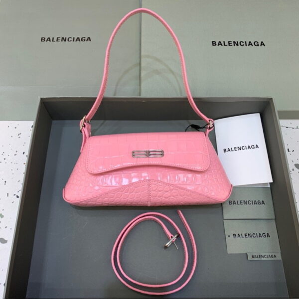 Balenciaga XX Small Flap Bag Box Pink, For Women, Women's Bags 10.6in/27cm 6956452108Y5812
