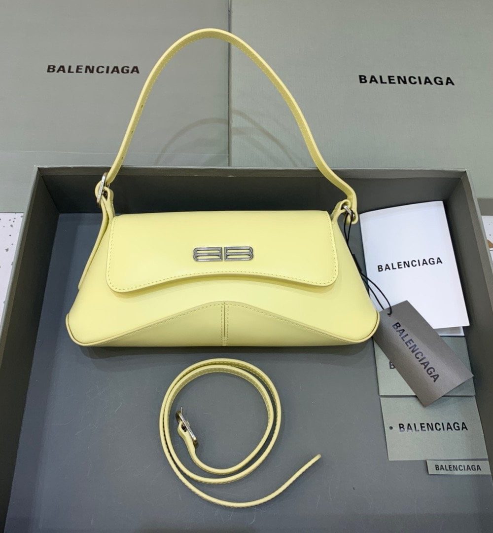 Balenciaga XX Small Flap Bag Box Yellow, For Women, Women's Bags 10.6in/27cm 6956452109A7408