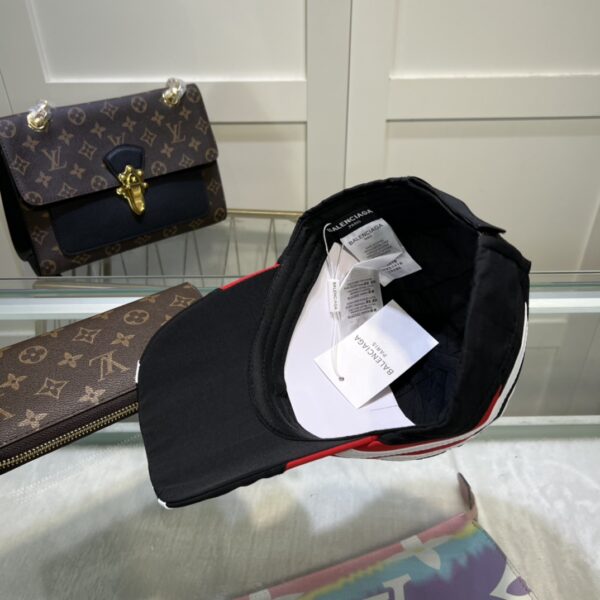 Balenciage Logo Visor Cap Black Cap