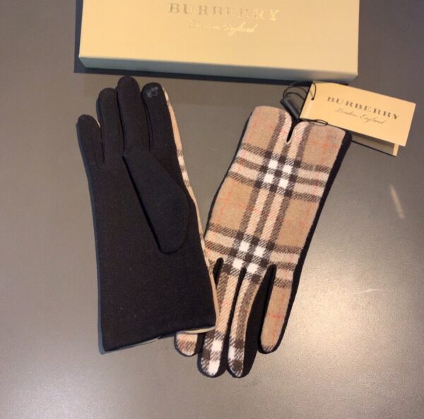 Burberry Cashmere Gloves In Brown