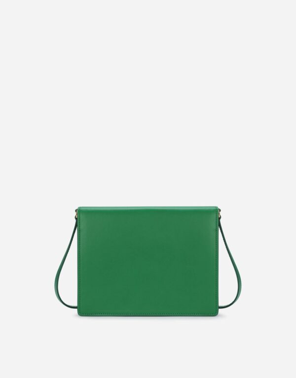 Calfskin DG Logo Bag Green For Women BB7287AW57687192 - 20 Cm/ 7.8 Inches
