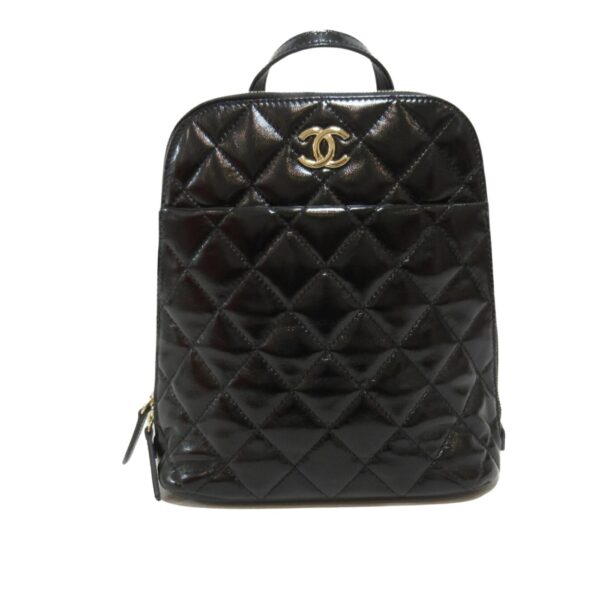 [REP 1:1] CC Rucksack Backpack Black/White/Pink/ Steel Blue For Women 7.1in / 18cm AS3332