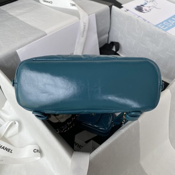 [REP 1:1] CC Rucksack Backpack Black/White/Pink/ Steel Blue For Women 7.1in / 18cm AS3332