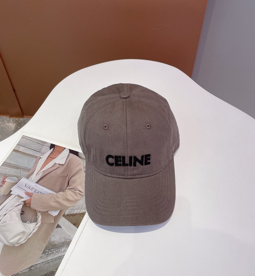 Celine Baseball Cap Grey Celine Cap 
