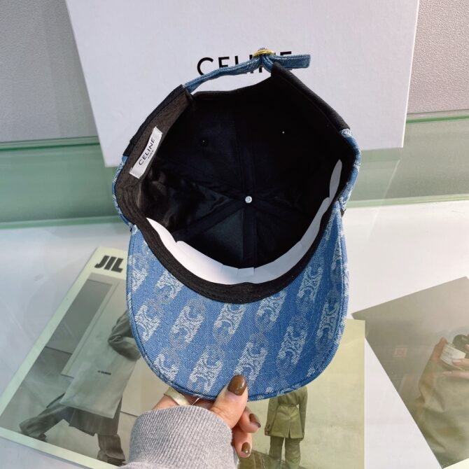 celine baseball cap in cotton black wmzpw