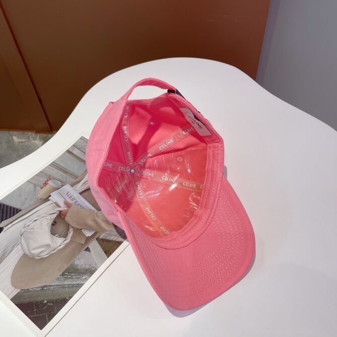 celine baseball cap in cotton pink o1wuv