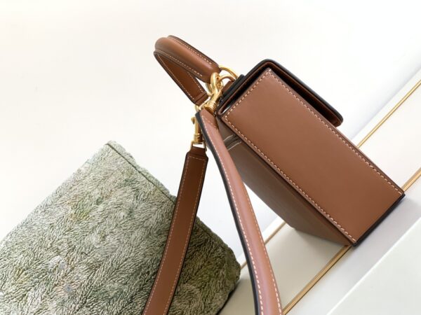 1:1 Replica Celine Box Triomphe Bag Brown For Women 9in/22cm 199993BFN.04LU