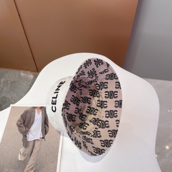 Celine Bucket Hat White Celine Hat