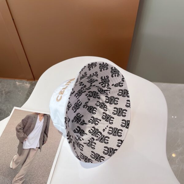 Celine Bucket Hat White Celine Hat