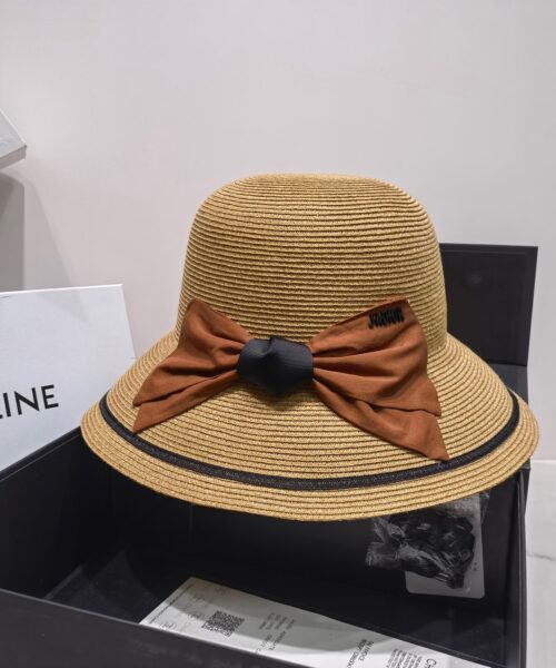 Celine Bucket Summer Hat Brown Celine Hat