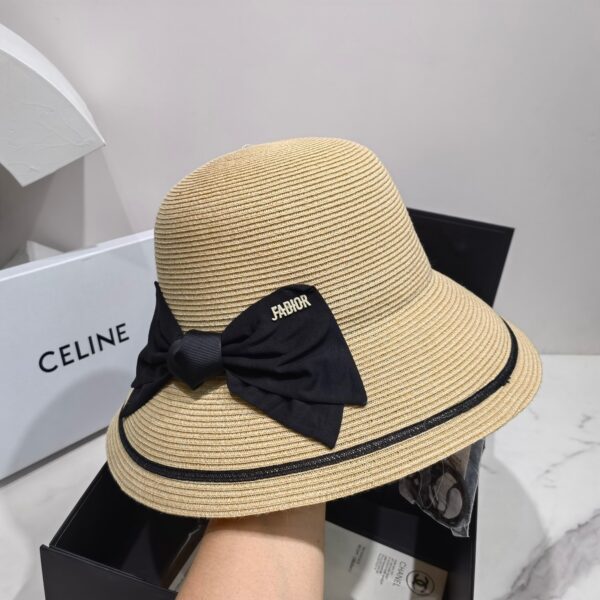 Celine Bucket Summer Hat Brown Celine Hat