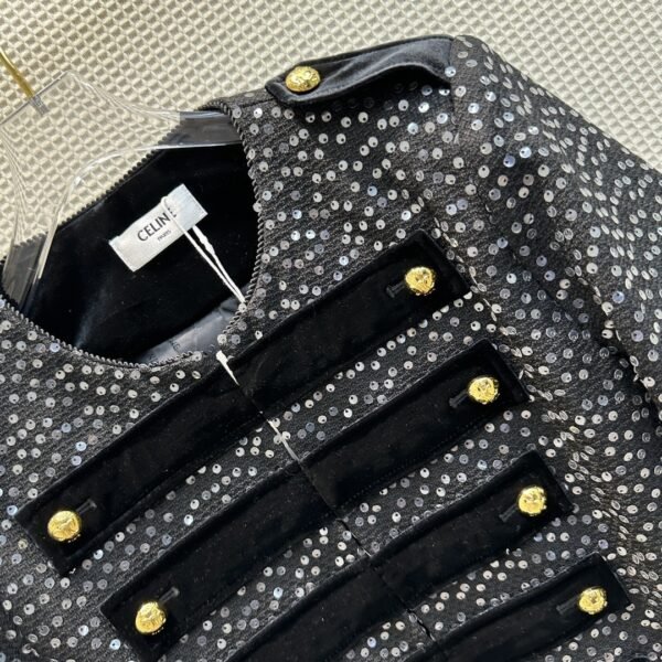 Celine Button Jacket Black For Women