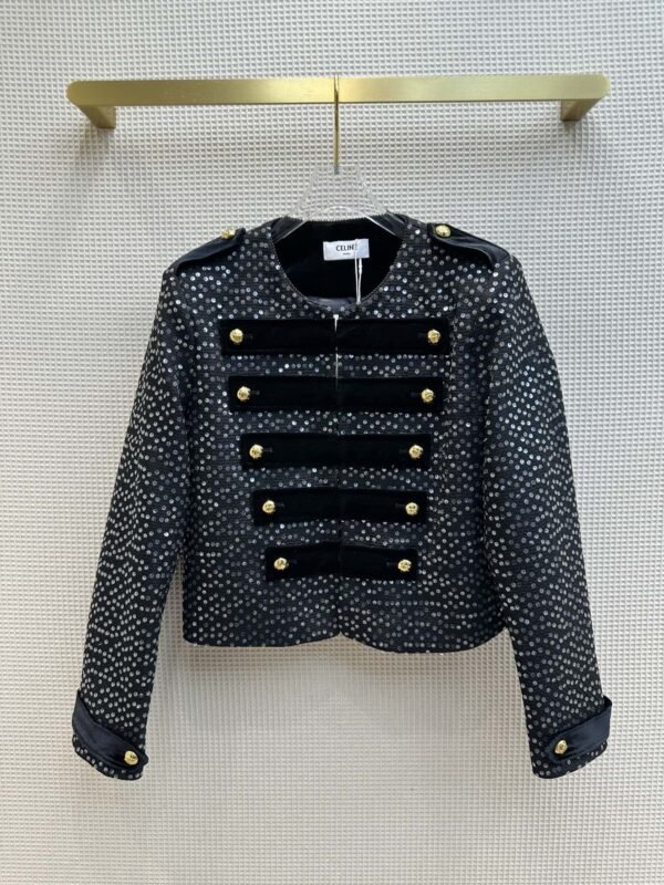 Celine Button Jacket Black For Women