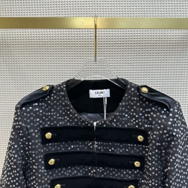 Celine Button Jacket Black For Women