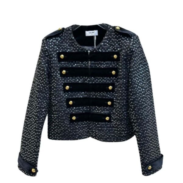 Celine Button Jacket Black For Women