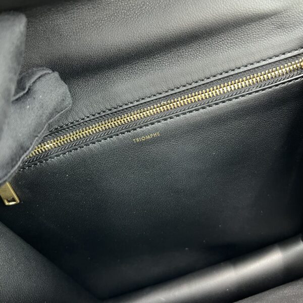 1:1 Replica Celine Chain Besace Triomphe Black For Women 10in/24.5cm 199273BF4.38NO