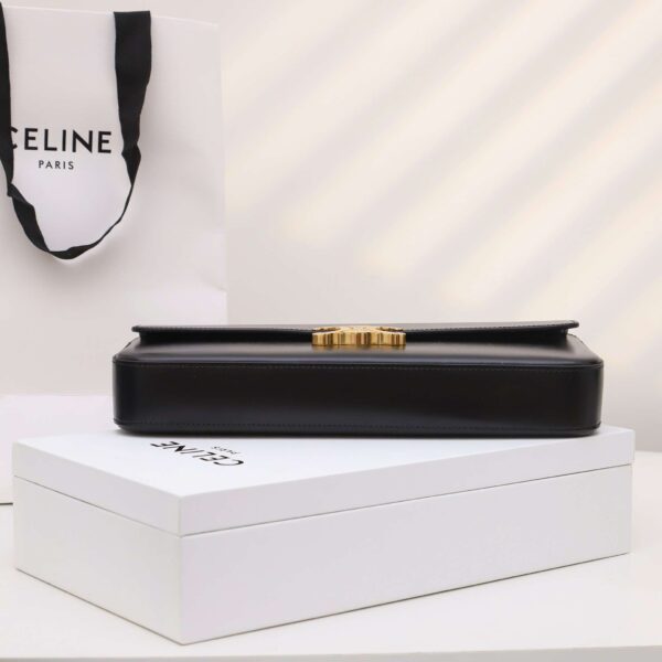 1:1 Replica Celine Chain Shoulder Bag Black For Women 13in/33cm