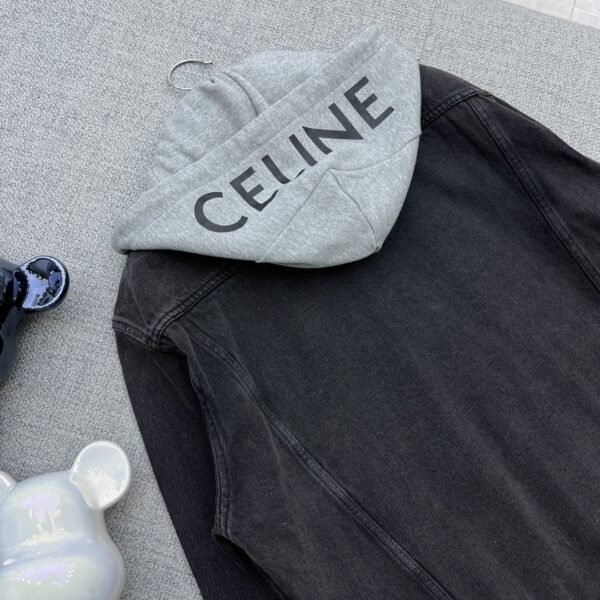 Celine Denim Jacket Grey For Women