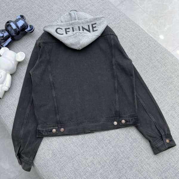 Celine Denim Jacket Grey For Women