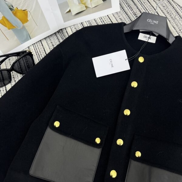 Celine Duffle Jacket Black For Women