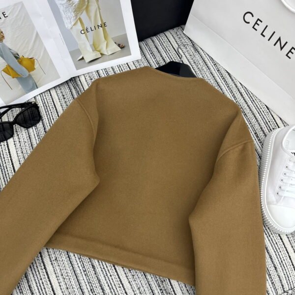 Celine Duffle Jacket Brown For Women