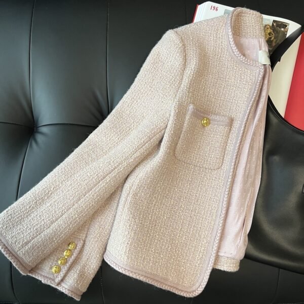 Celine Grace Tweed Jacket Pink For Women