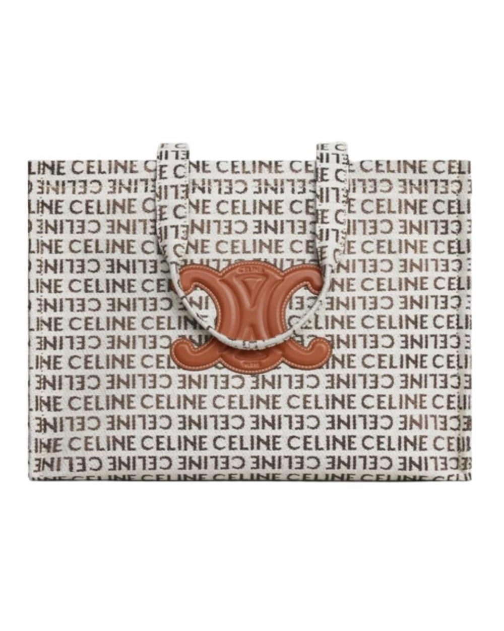 1:1 Replica Celine Large Cabas Thais In Textile With Celine All-Over Bags For Women 196762FEF.02NT- 40 Cm/ 16 Inches