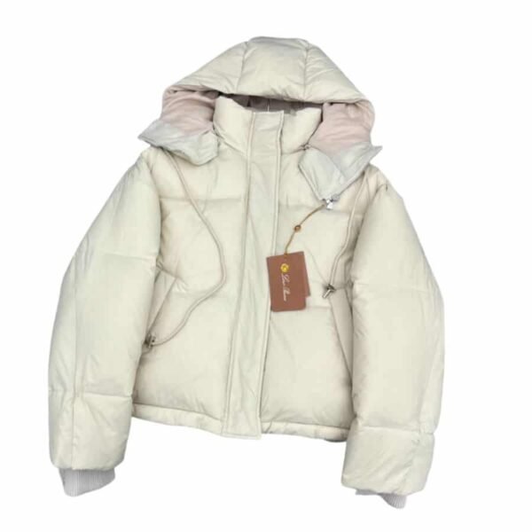 Celine Meandre Down Jacket White For Women