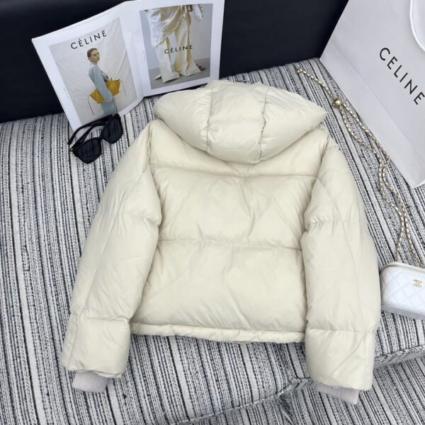 Celine Meandre Down Jacket White For Women