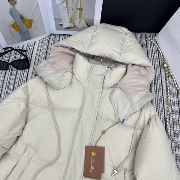 Celine Meandre Down Jacket White For Women