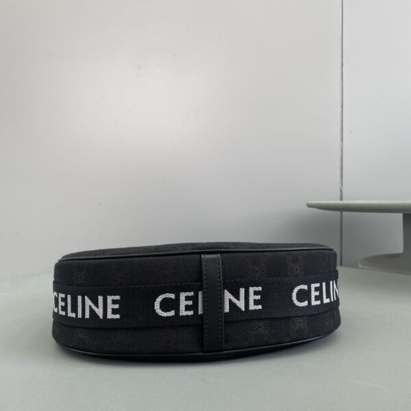 1:1 Replica Celine Medium Ava Bag With Celine Strap Black For Women 9in/23cm 196962DLM.38SI