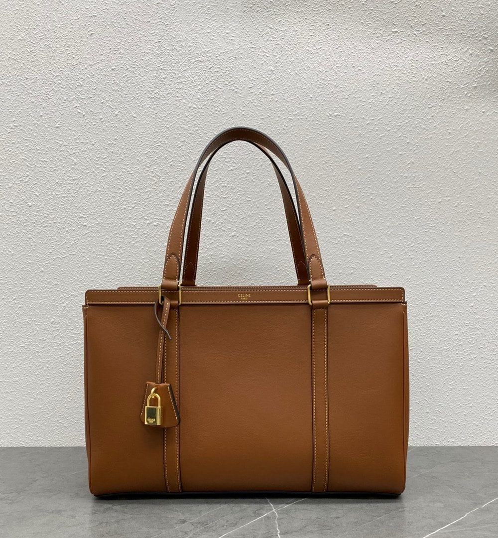 1:1 Replica Celine Medium Cabas 16 Brown For Women 16in/40cm 197333DUF.04LU