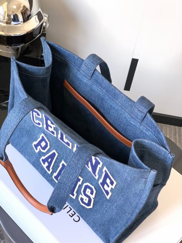 1:1 Replica Celine Medium Denim Tote For Women 16in/41cm