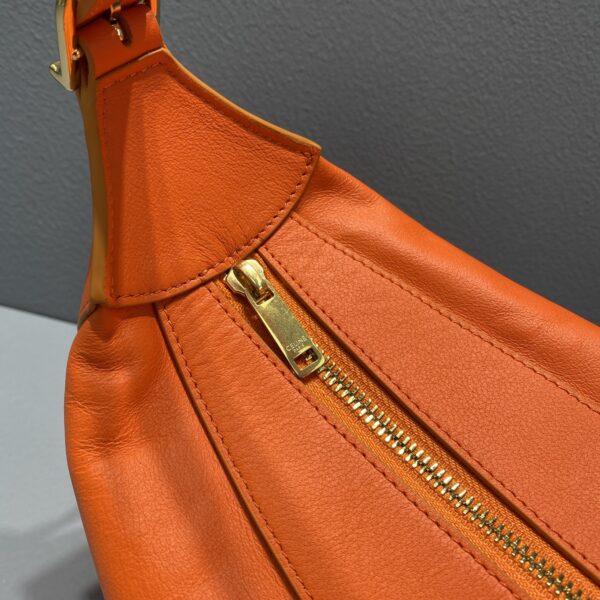 1:1 Replica Celine Medium Romy In Supple Orange For Women 13in/34cm