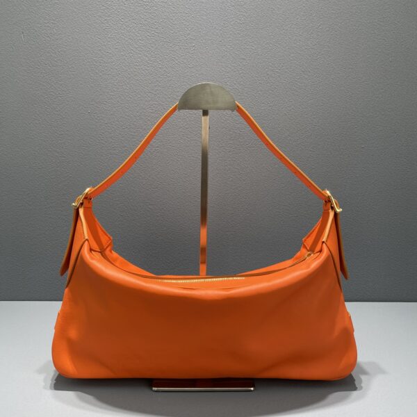1:1 Replica Celine Medium Romy In Supple Orange For Women 13in/34cm