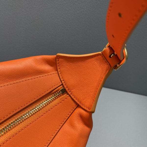 1:1 Replica Celine Medium Romy In Supple Orange For Women 13in/34cm