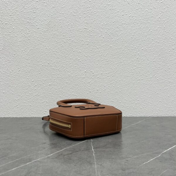1:1 Replica Celine Mini Bowling Bag Tan For Women 8in/20cm