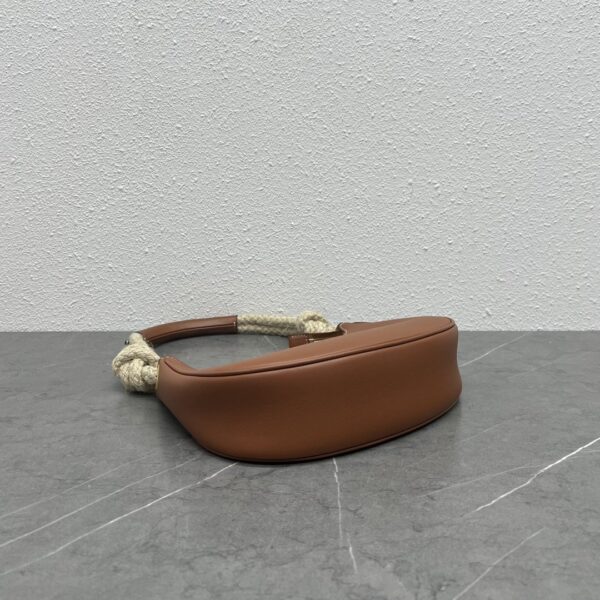1:1 Replica Celine Mirror Hobo Bag Brown For Women 9.6in/24.5cm