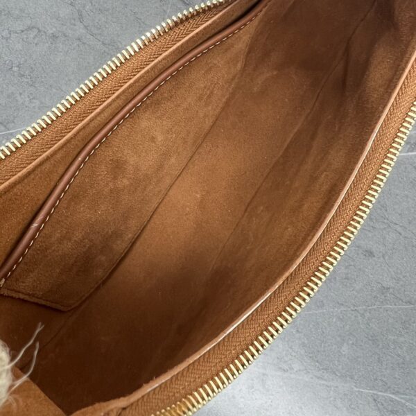 1:1 Replica Celine Mirror Hobo Bag Brown For Women 9.6in/24.5cm