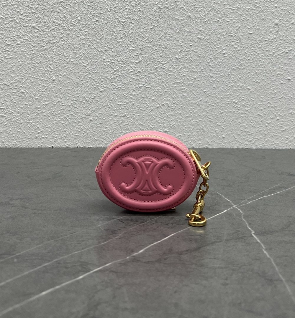 1:1 Replica Celine Pulse Cuir Triopee With Hooks - Soft Pink For Women 3in/8cm 10I863DPQ.25FO