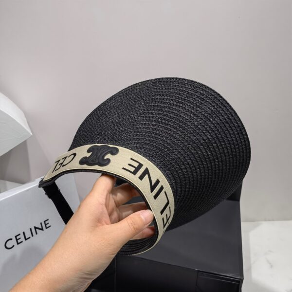 Celine Sedge Summer Hat Black Celine Hat